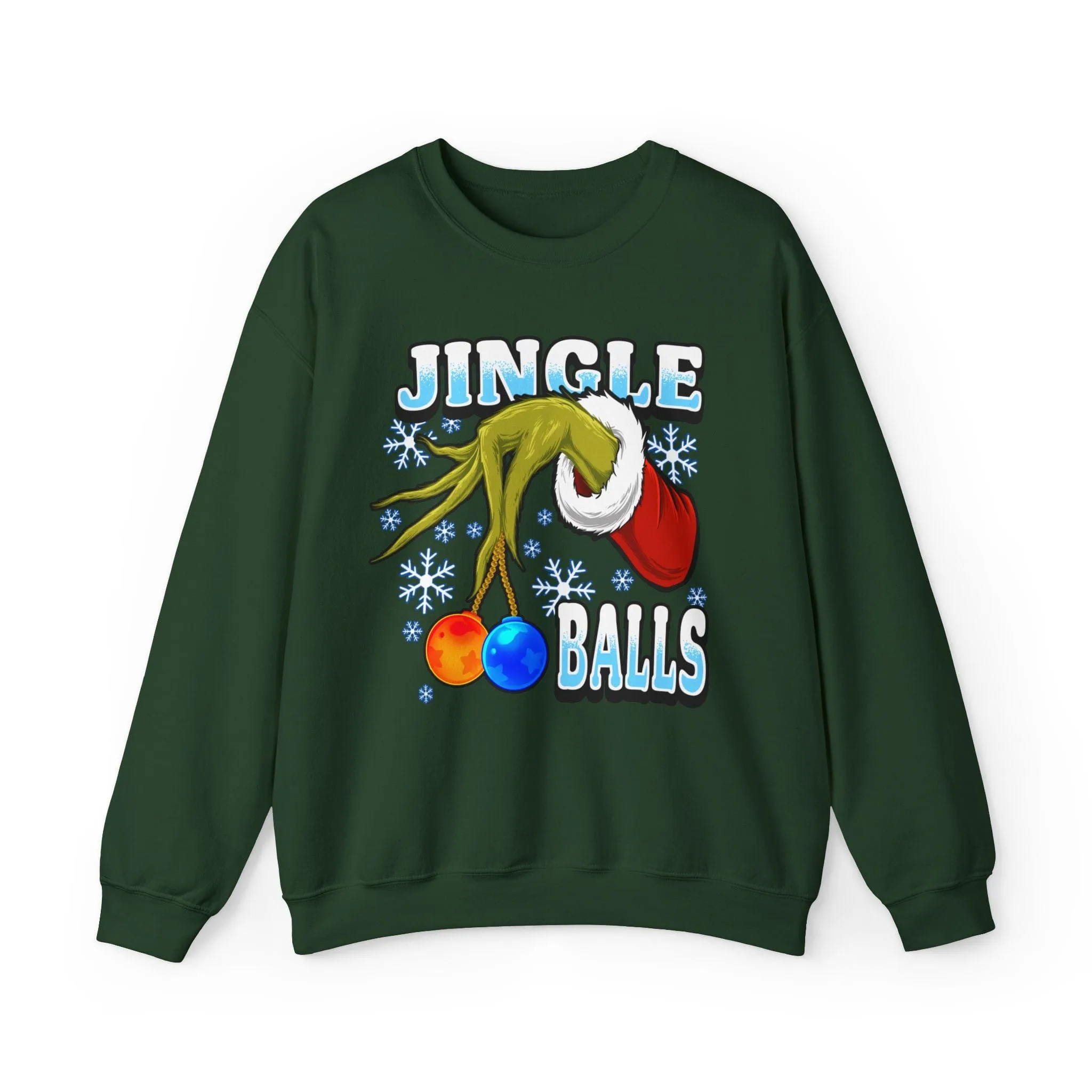 Comfy Tinsel Tits & Jingle Balls Couples Funny Sweatshirts