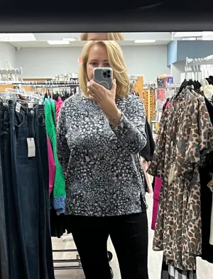 Cozy texture sweater tunic