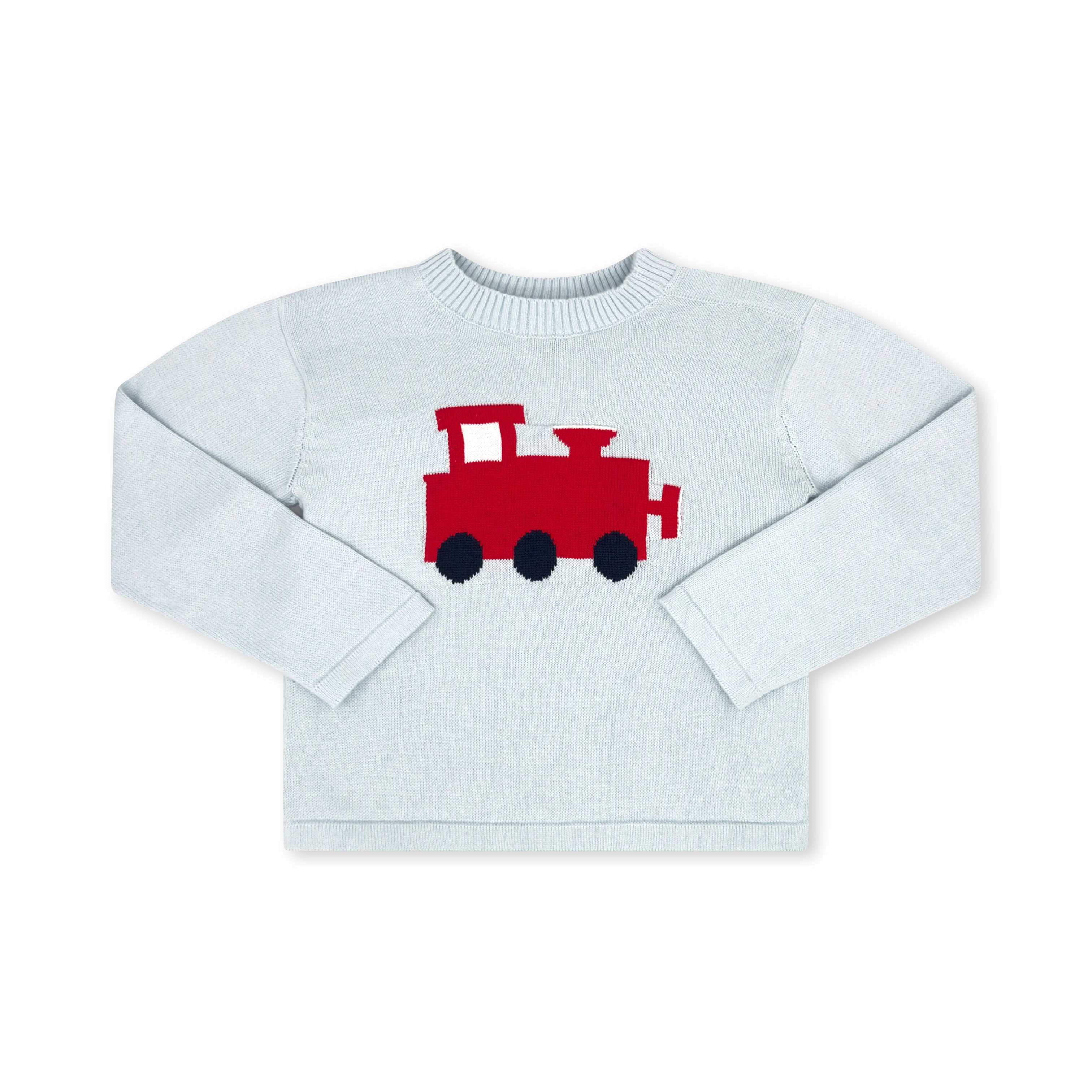 Cozy Up Sweater - Beaumont Blue, Train