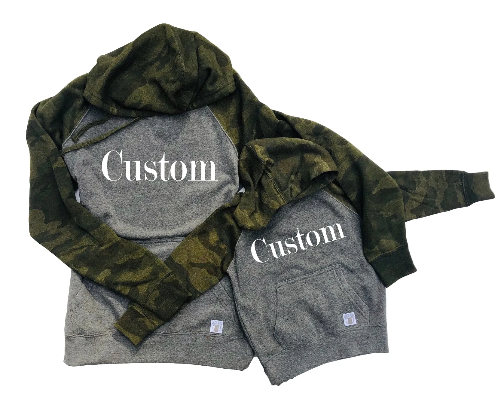 Custom Unisex Hoodies | Camo Fleece Hoodies