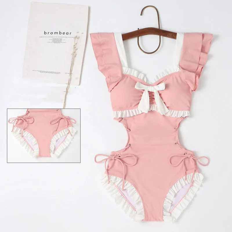cute bow swimsuit  KF83846