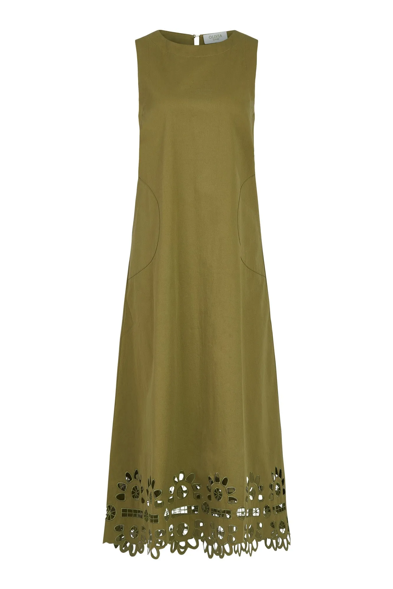Dani Dress in Olive by Olivia by Livro