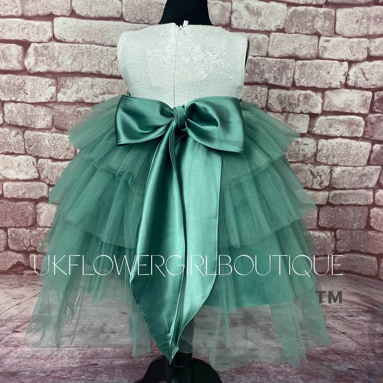 Darcy Occasion Dress - Sage - SALE