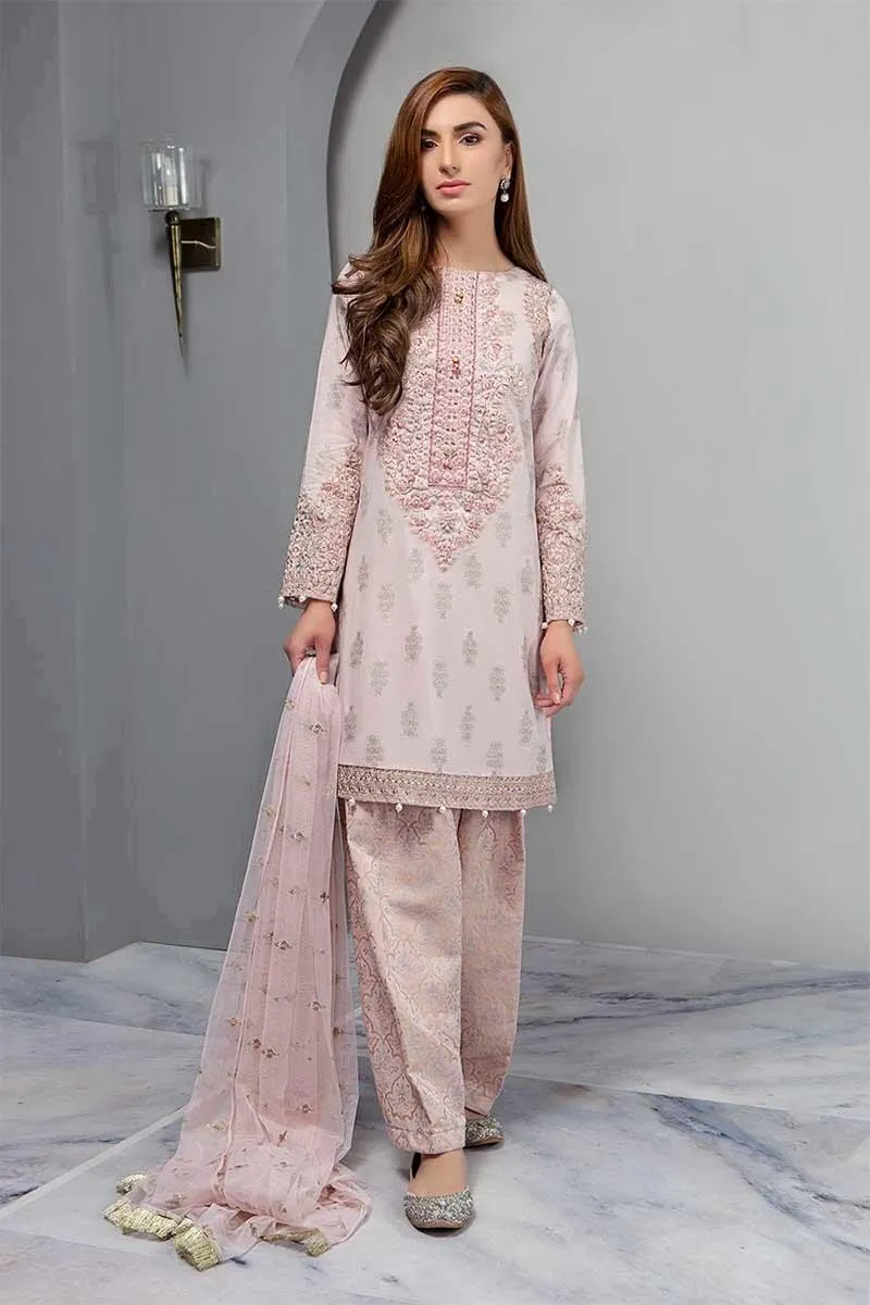 Desi Shlwar Kameez In Light Color Model# L1843