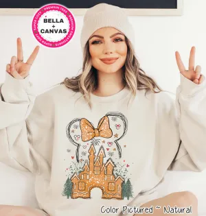 Disney Gingerbread Castle Christmas Tee or Sweatshirt