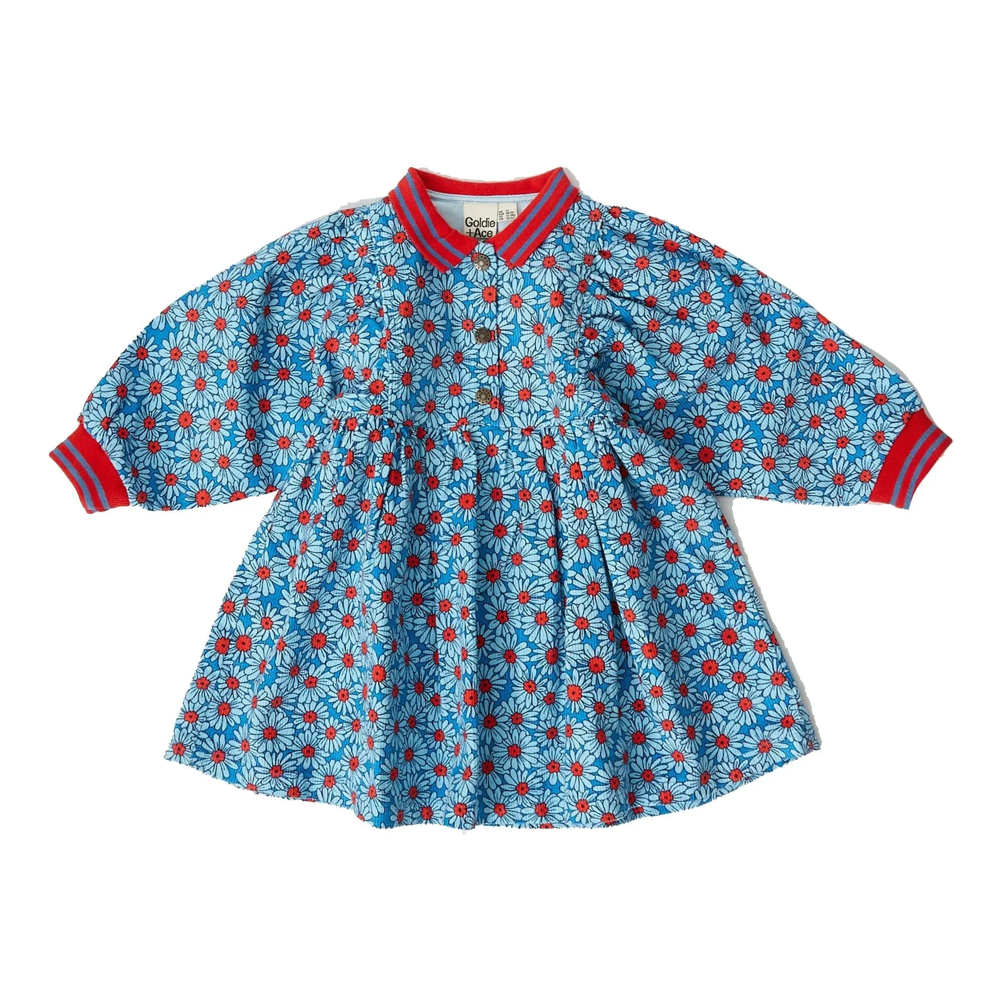 Dixie Daisy Relaxed Corduroy Shirt Dress