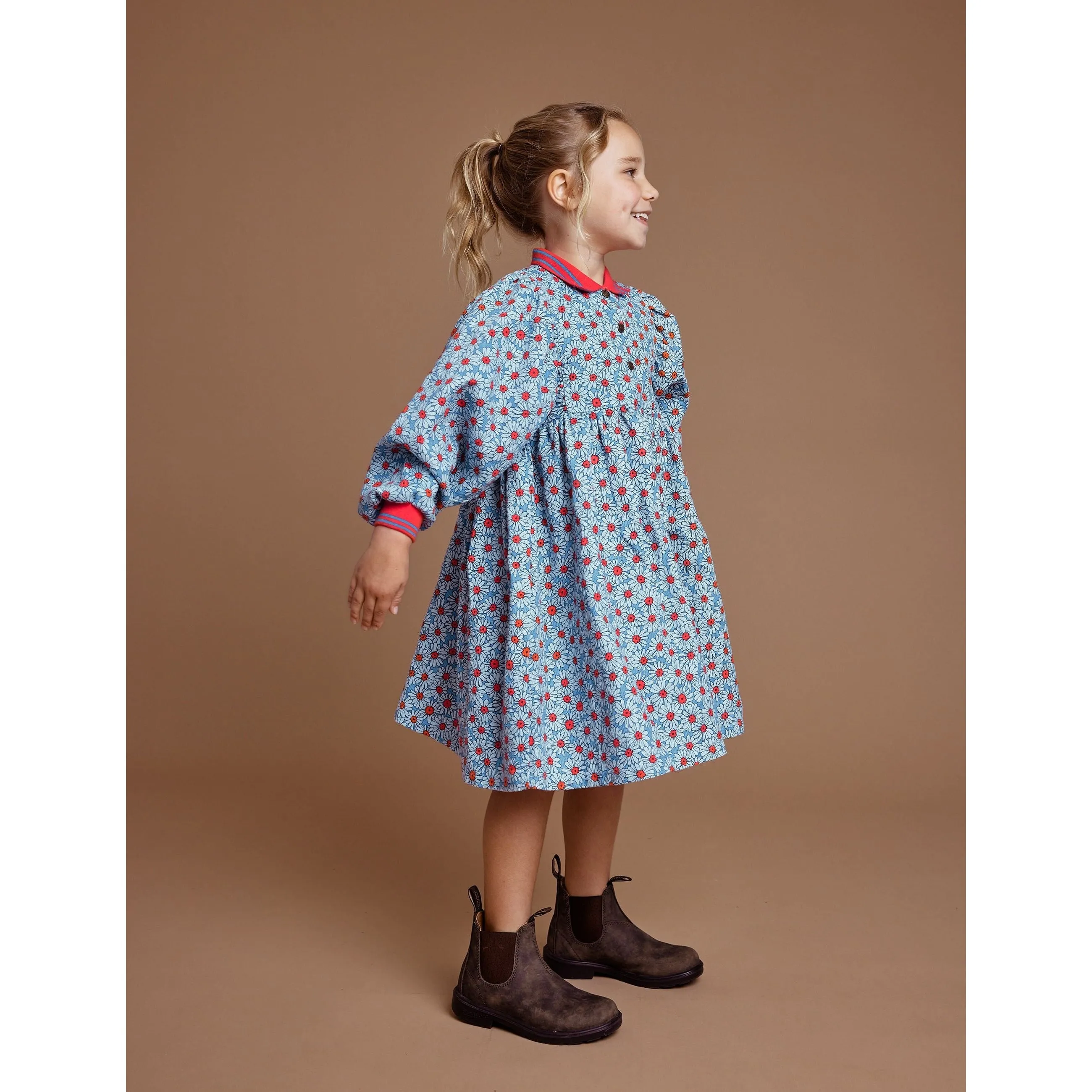 Dixie Daisy Relaxed Corduroy Shirt Dress