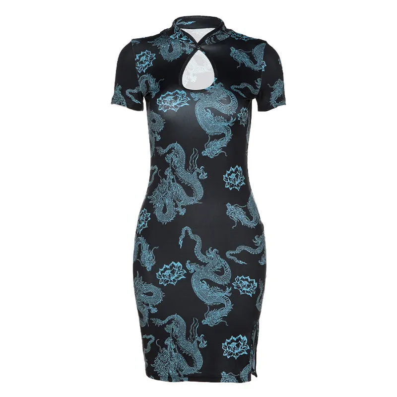 Dragon cheongsam dress KF81894