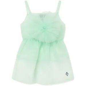 Dragonfly Kids Dress Soft Green Logo
