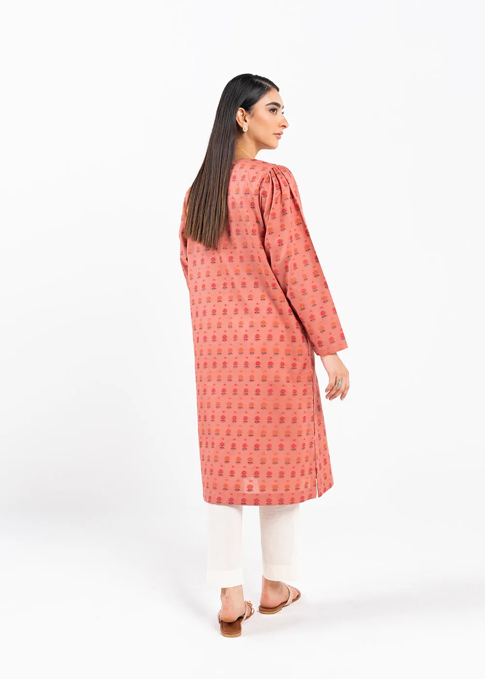 Dyed Jacquard Kurti