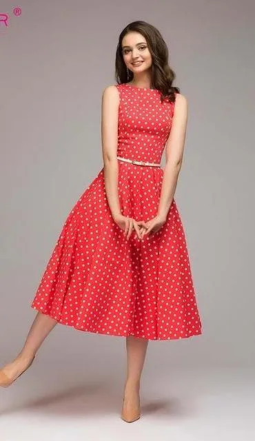 Elegant mid calf lenght dresses