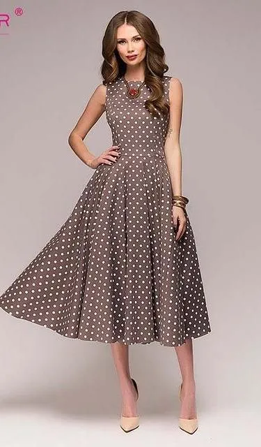 Elegant mid calf lenght dresses