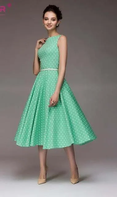 Elegant mid calf lenght dresses