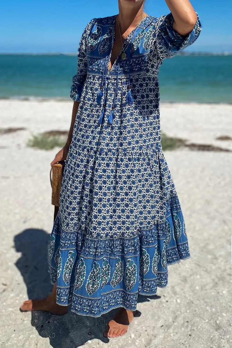 Emerson Fry Heirloom Dress Indigo