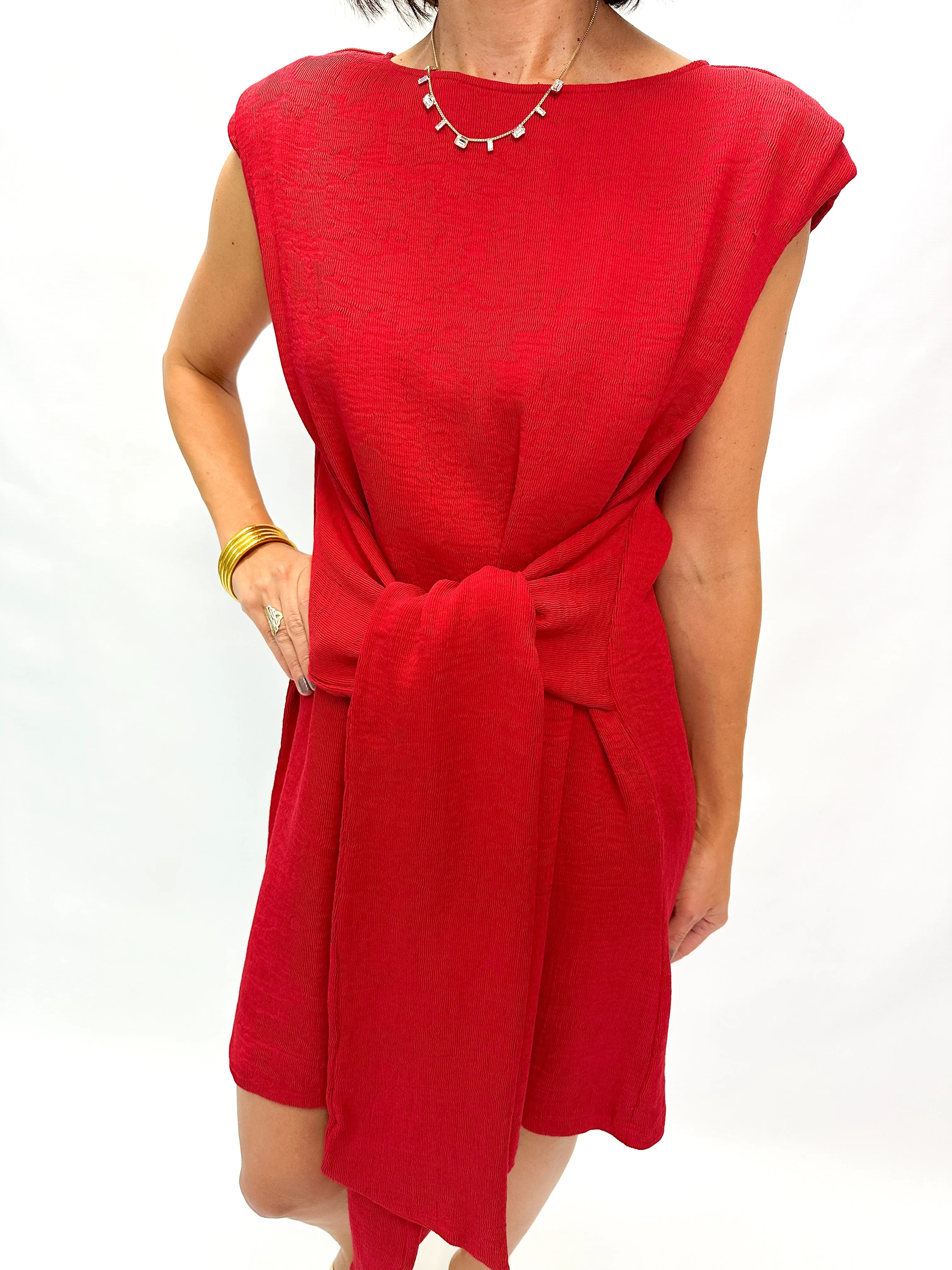 Emily McCarthy Del Mar Dress - Cranberry