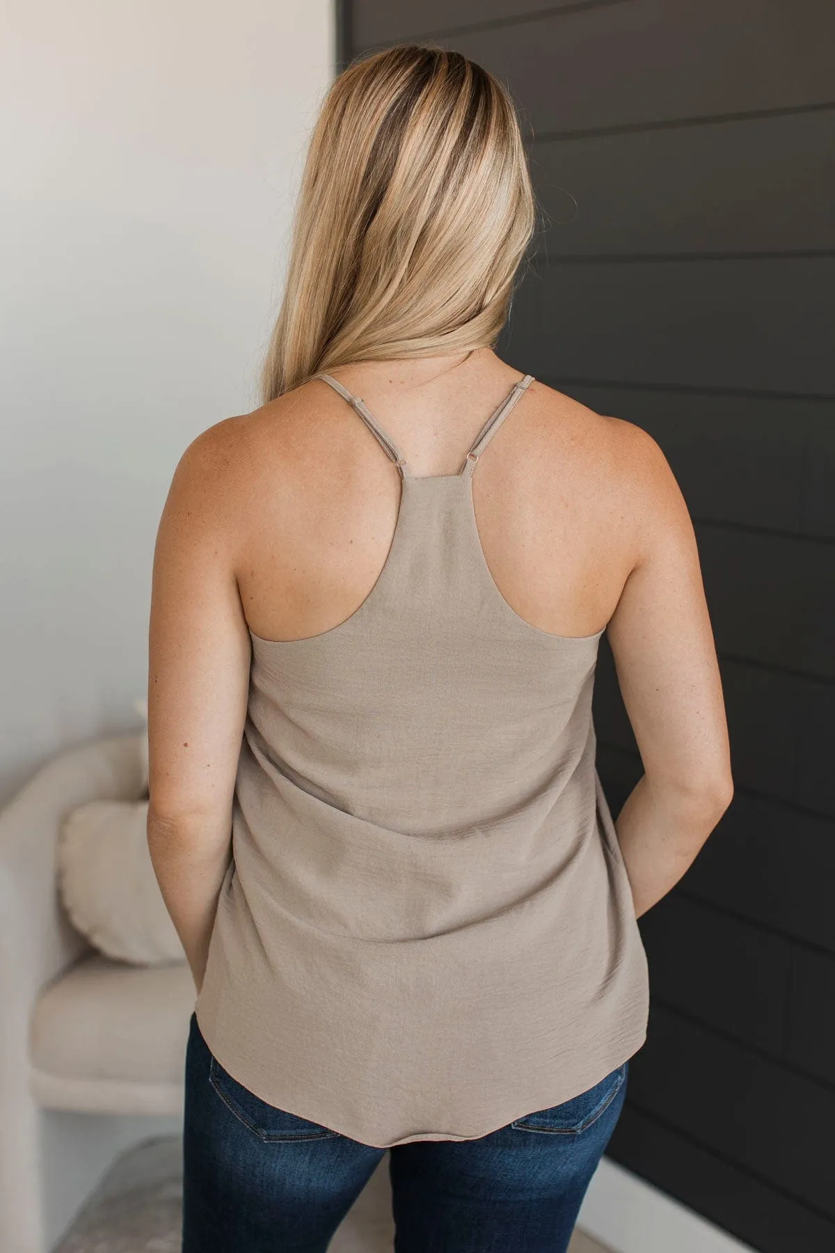 Endless Endearments Tank Top- Light Mocha