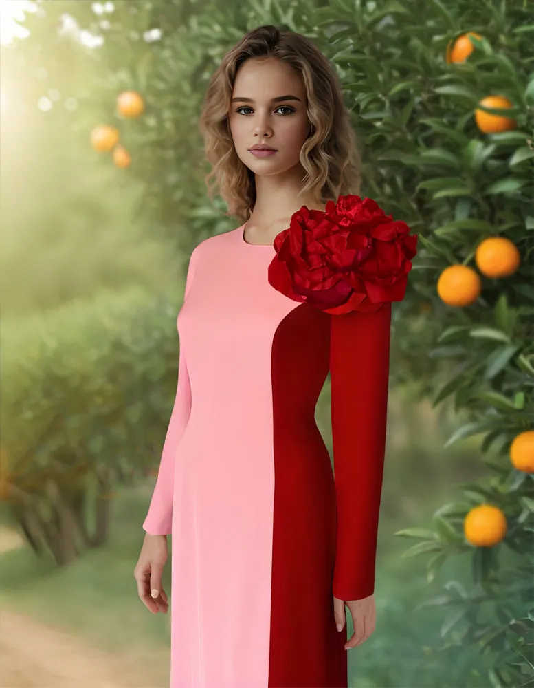 English Rose Modern Modest Gown