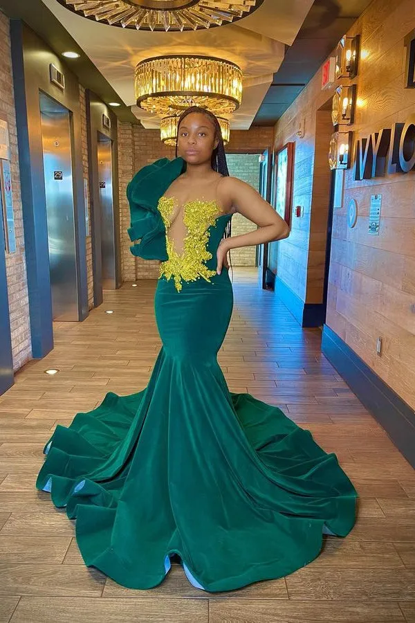 Fabulous Long Sleeveless Meimaid Prom Dress With Beading