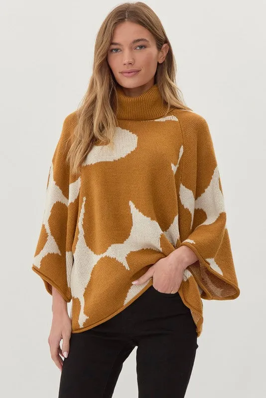 Floral Dolman Sweater