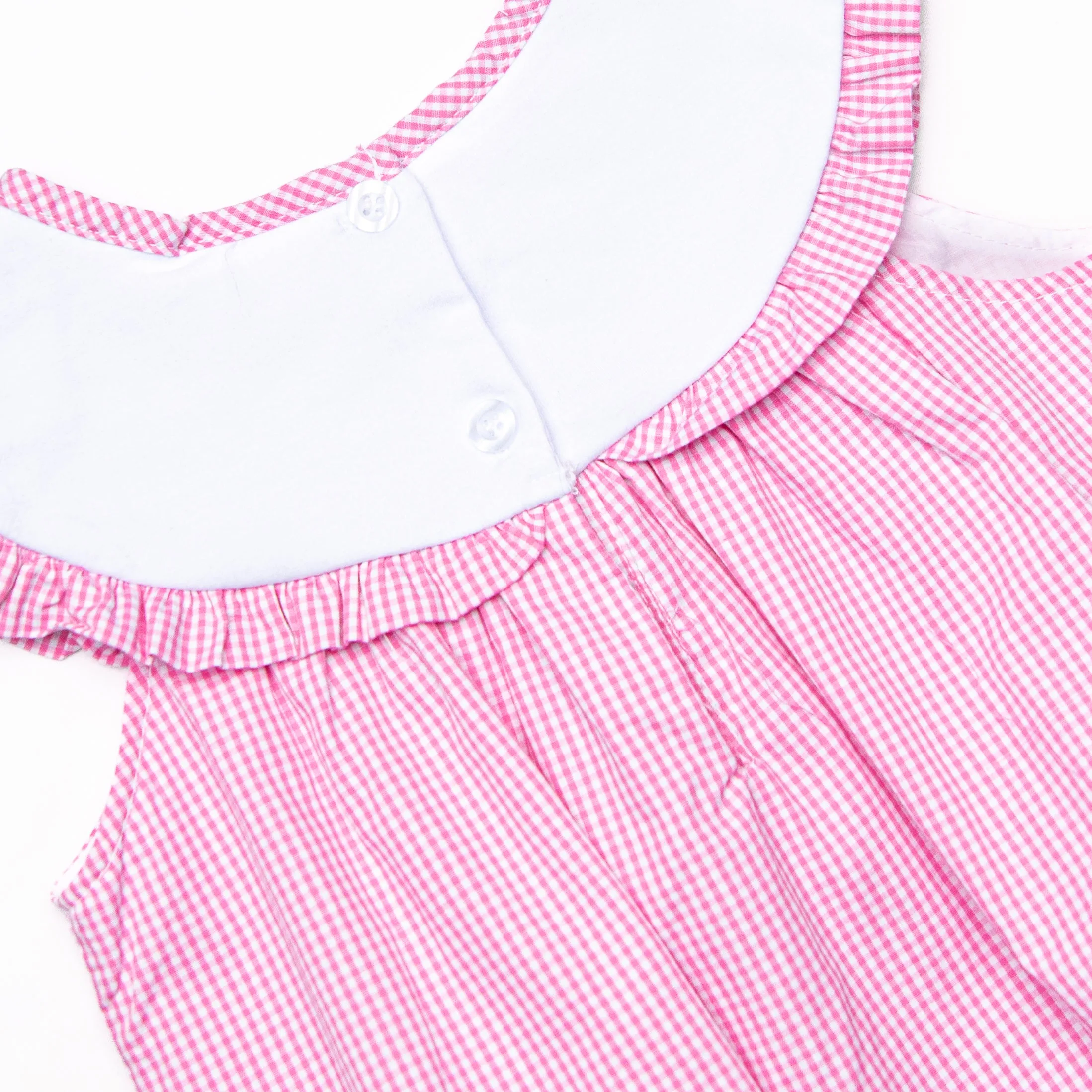 Flowerbed Friends Applique Dress, Pink