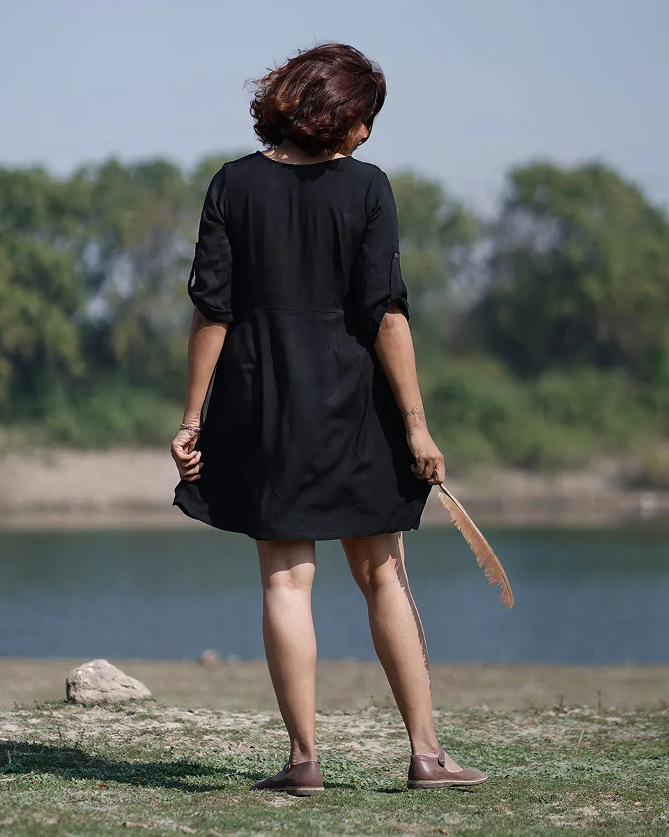 Flutter Handwoven Bamboo Dress