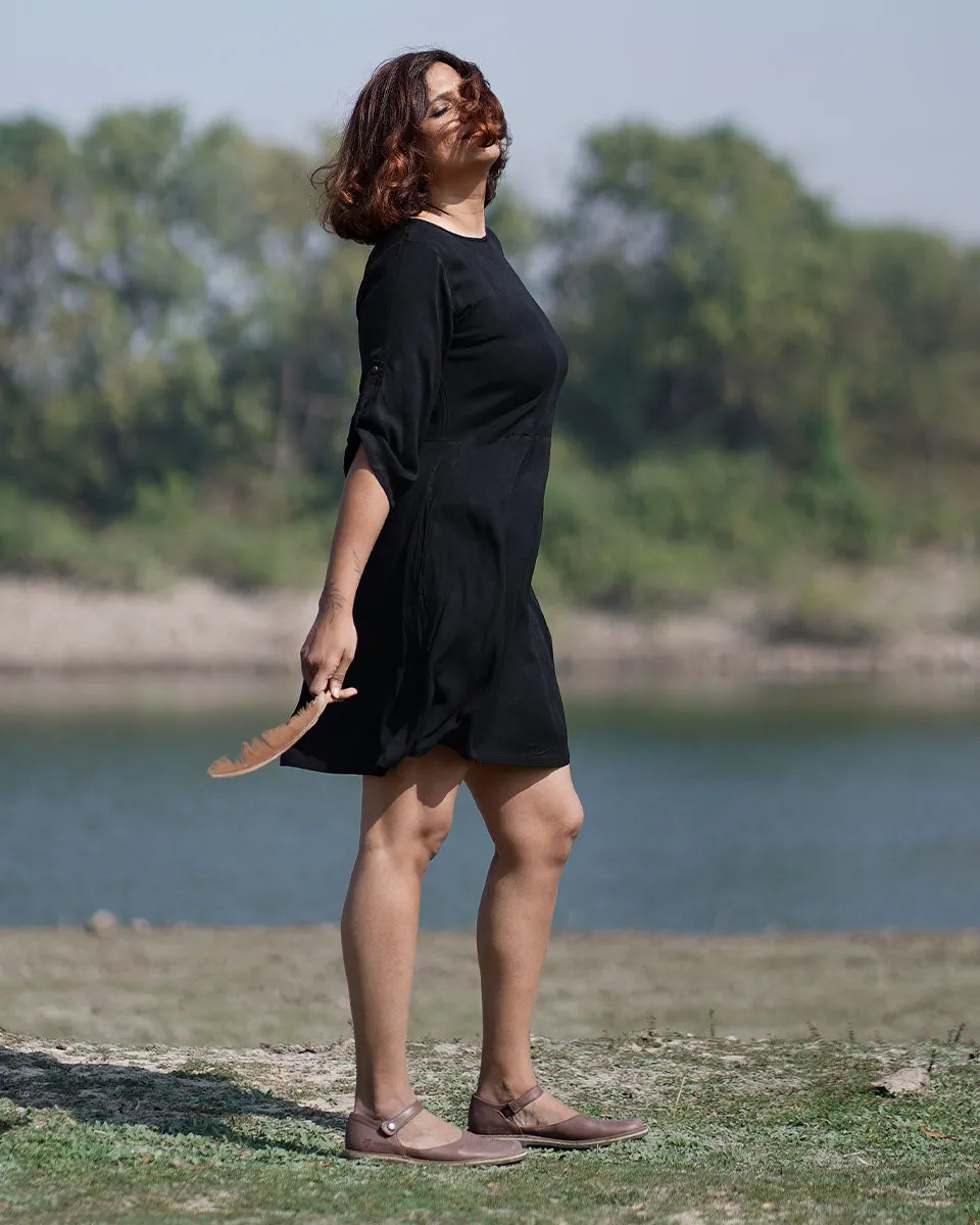 Flutter Handwoven Bamboo Dress