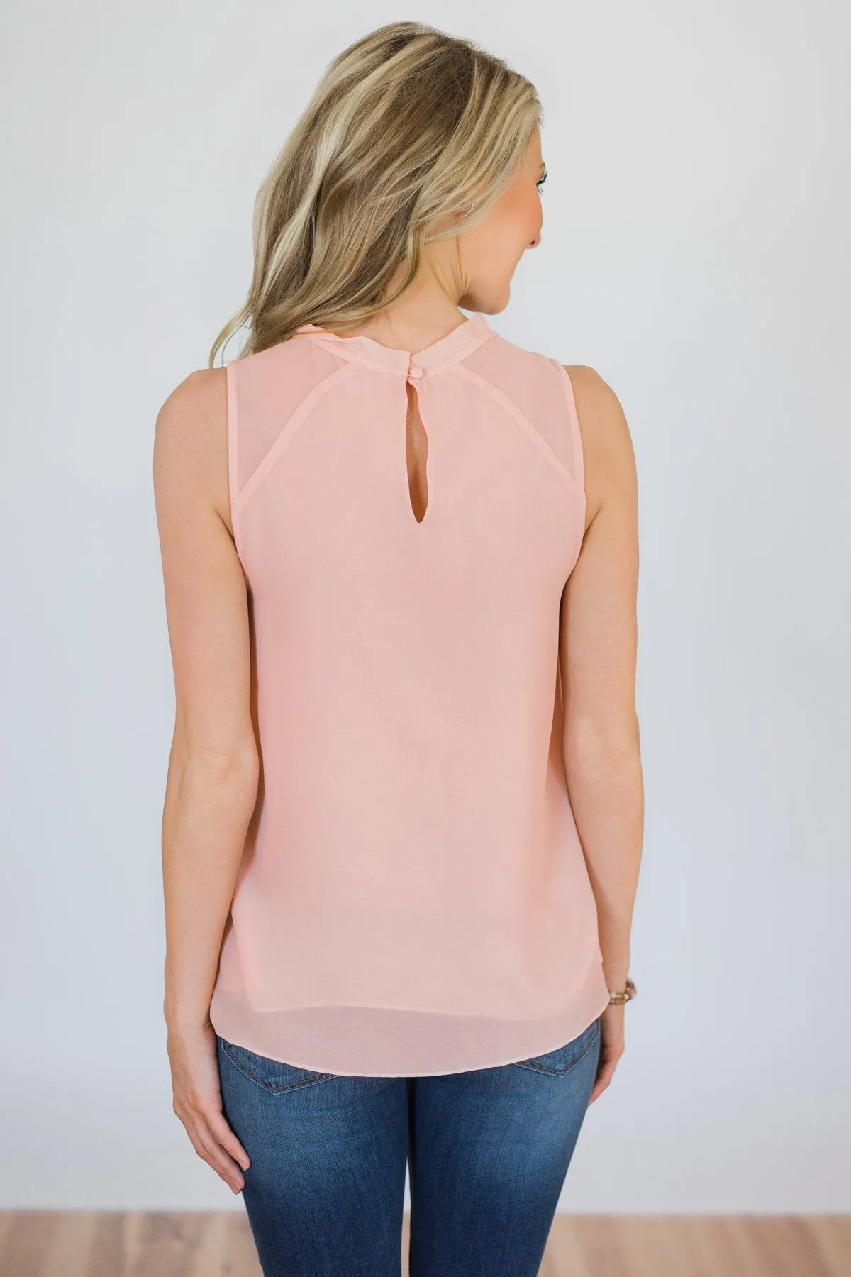 Follow Me Tank Top- Light Pink