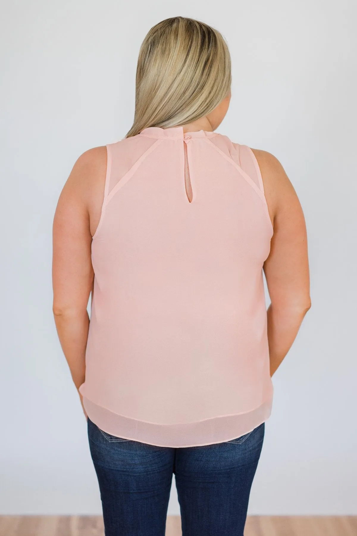 Follow Me Tank Top- Light Pink