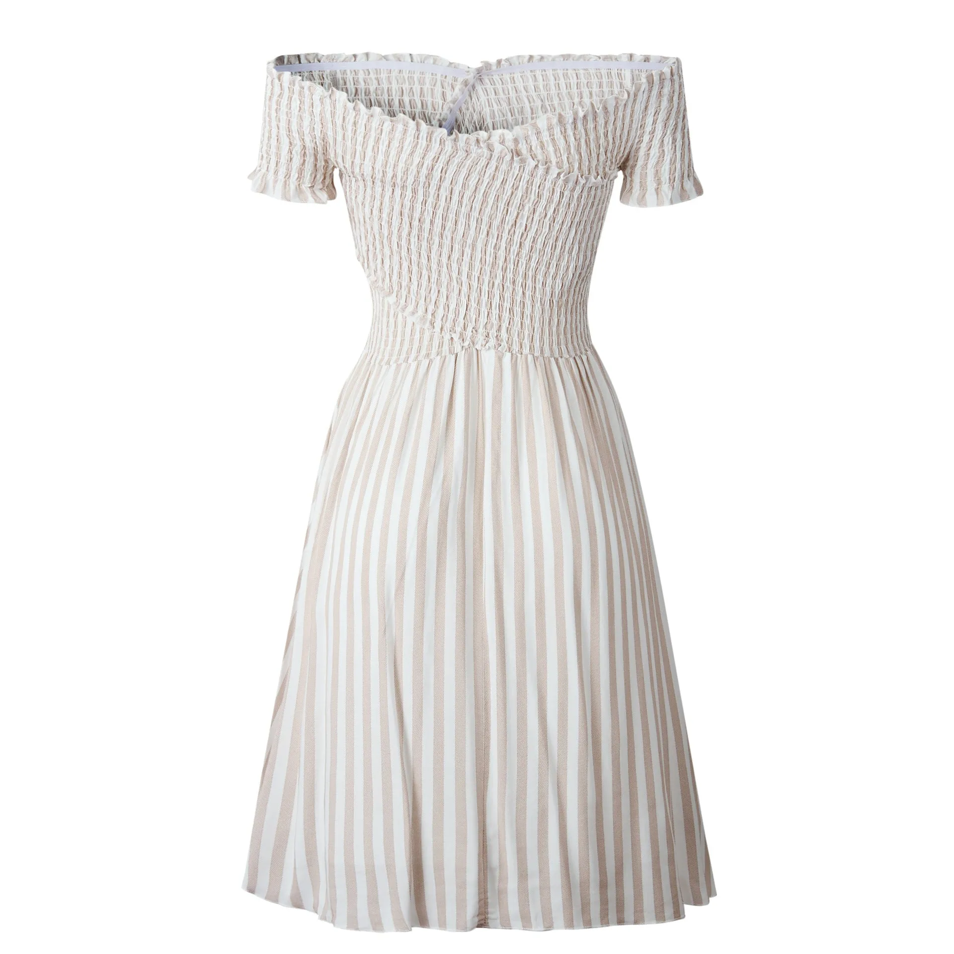 Fringe Off The Shoulder Strapless Mini Dresses