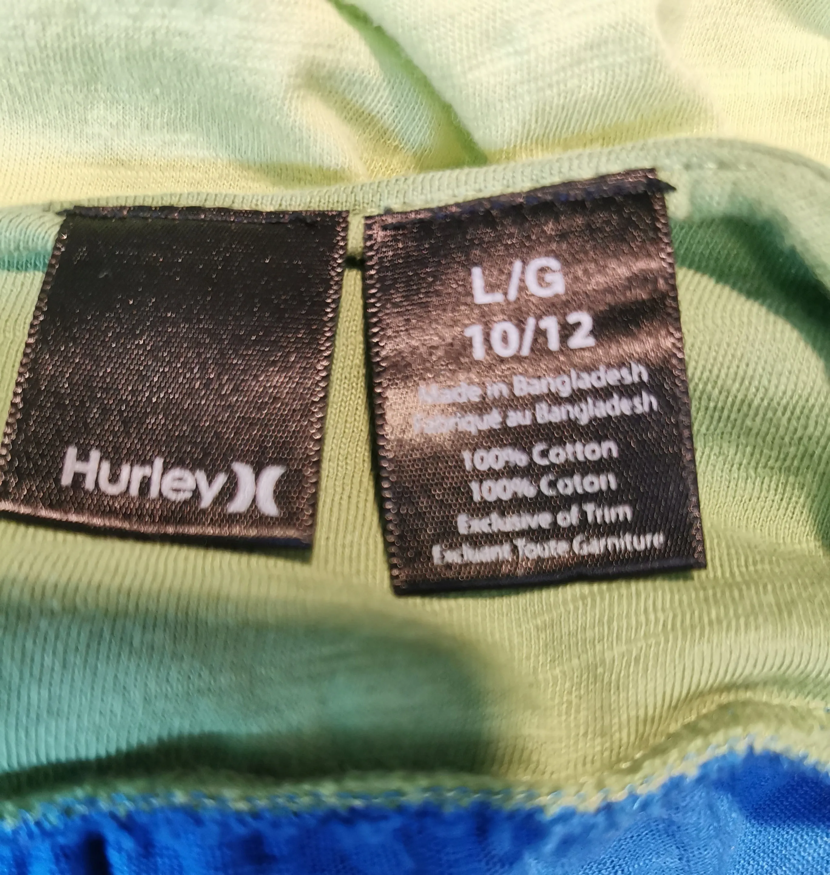GIRL SIZE LARGE (10/12 YEARS) HURLEY, Soft Summer Dress EUC B41