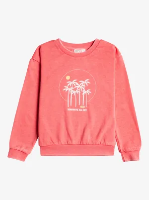 Girl's Music And Me B Crew Neck Sweatshirt