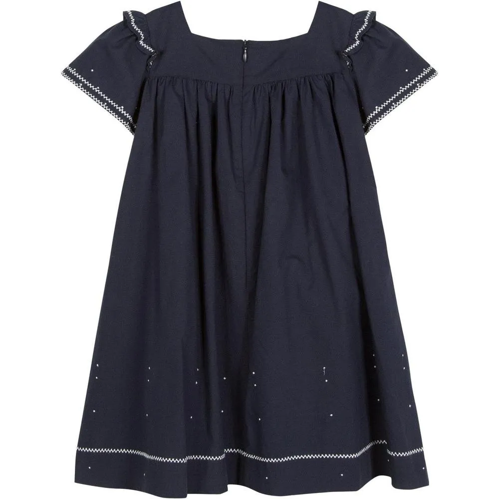 Girls Navy Dress