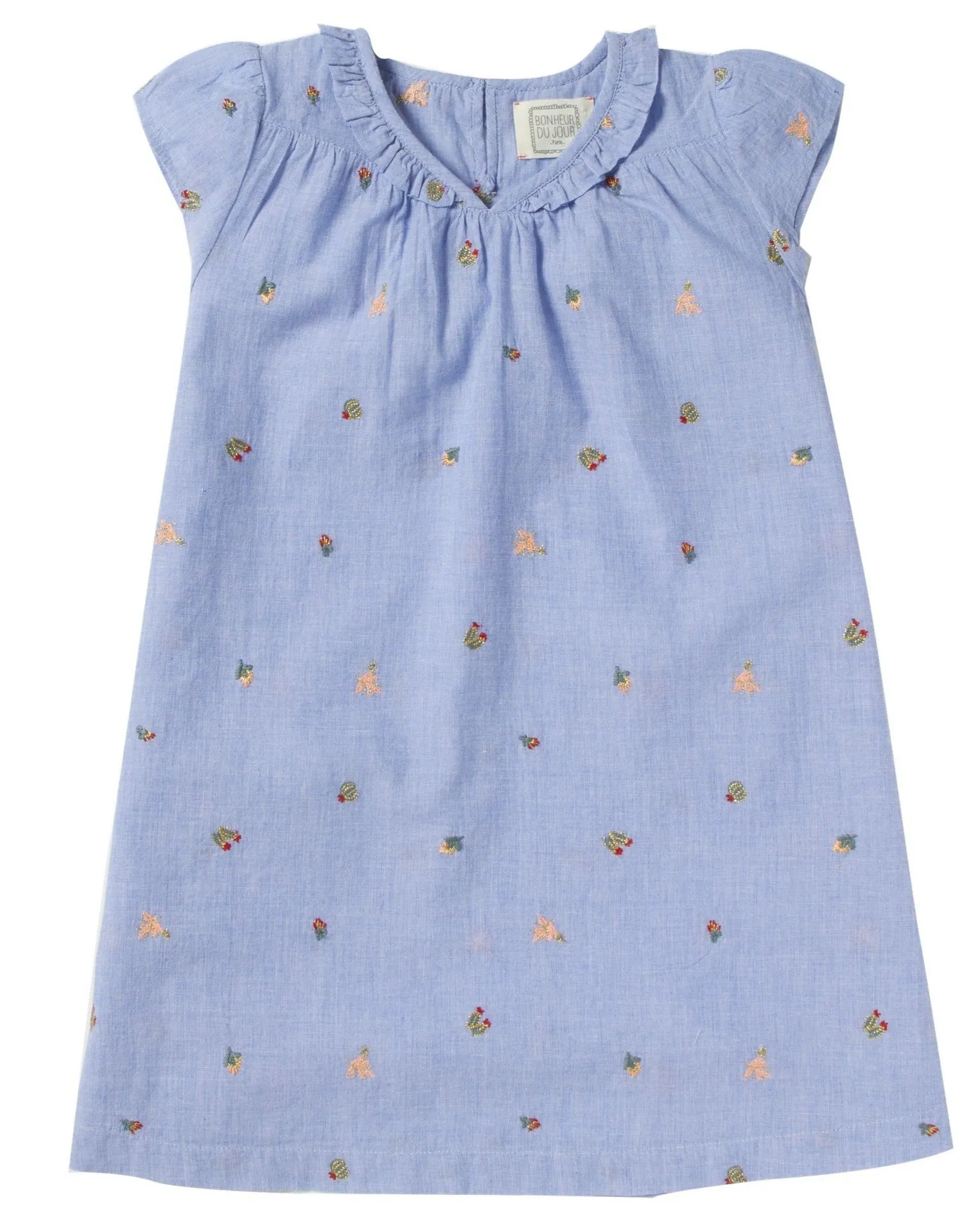 Girls Pervenche Blue Dress