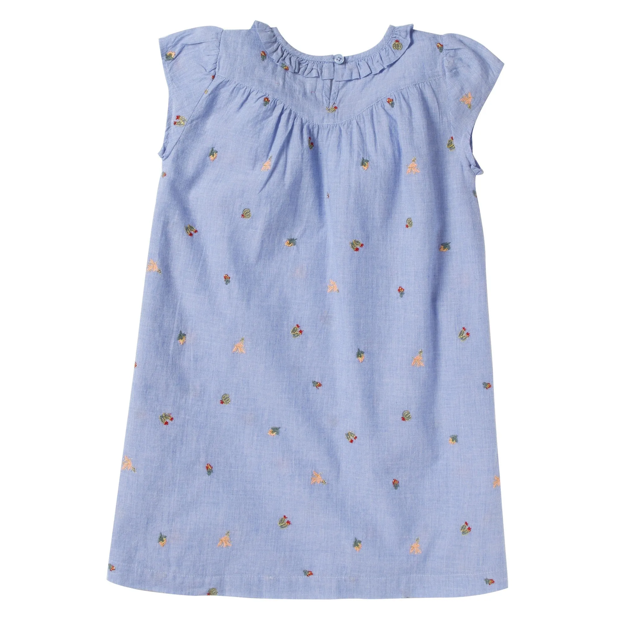 Girls Pervenche Blue Dress
