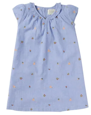 Girls Pervenche Blue Dress
