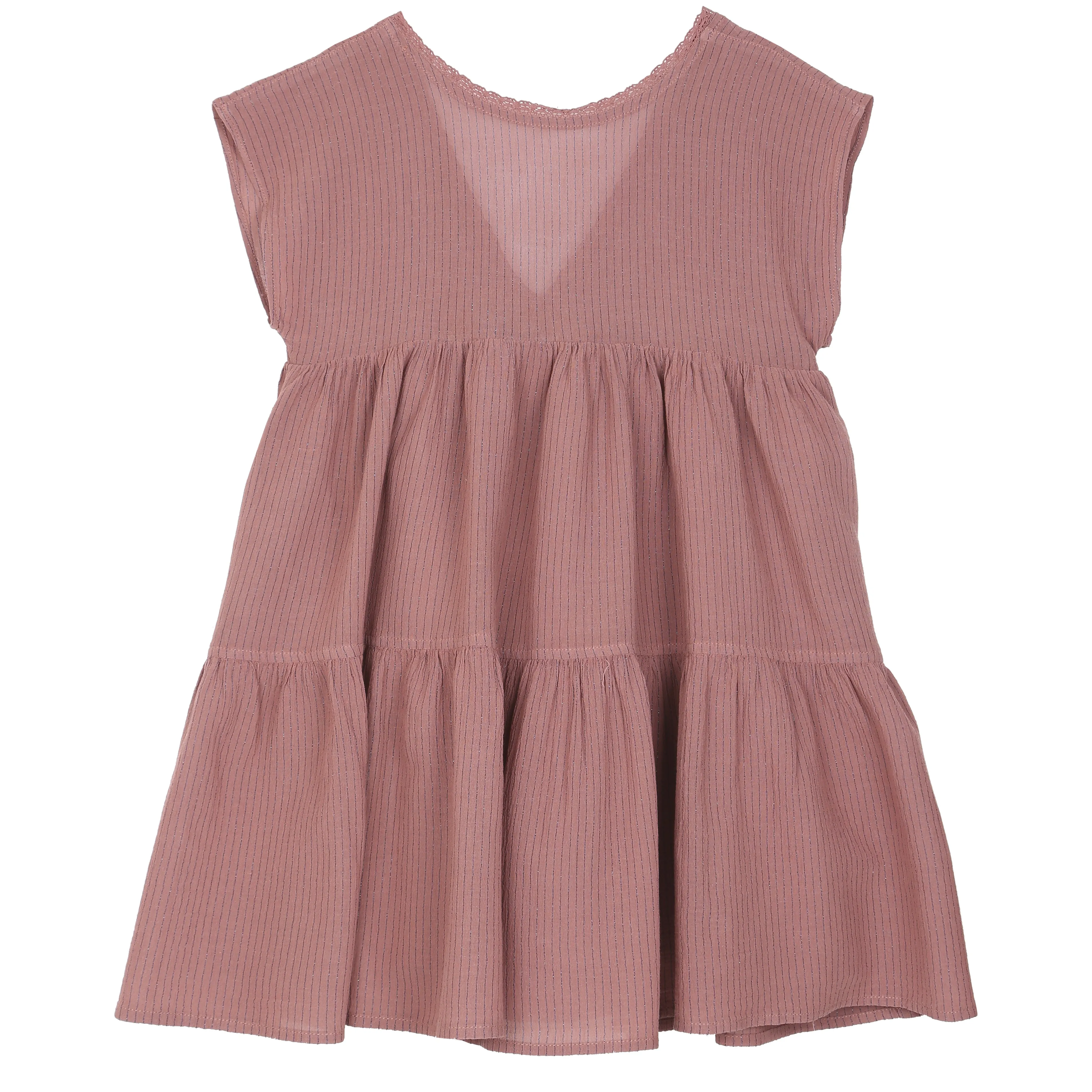 Girls Sienna & Blue Lurex striped Dress