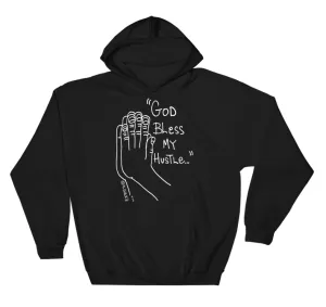 God Bless My Hustle // (Black) Pull-Over Hoodie