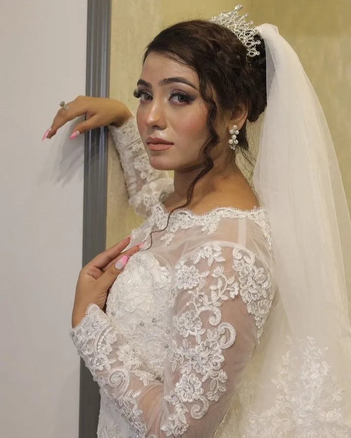 GownLink Christian Bridal Catholics Bridal Mermaid Train Wedding dress GLGT044