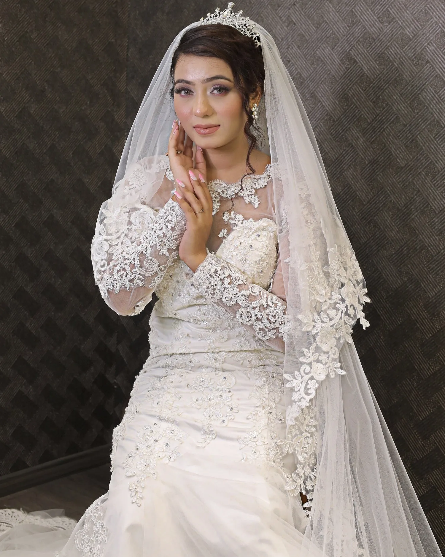 GownLink Christian Bridal Catholics Bridal Mermaid Train Wedding dress GLGT044