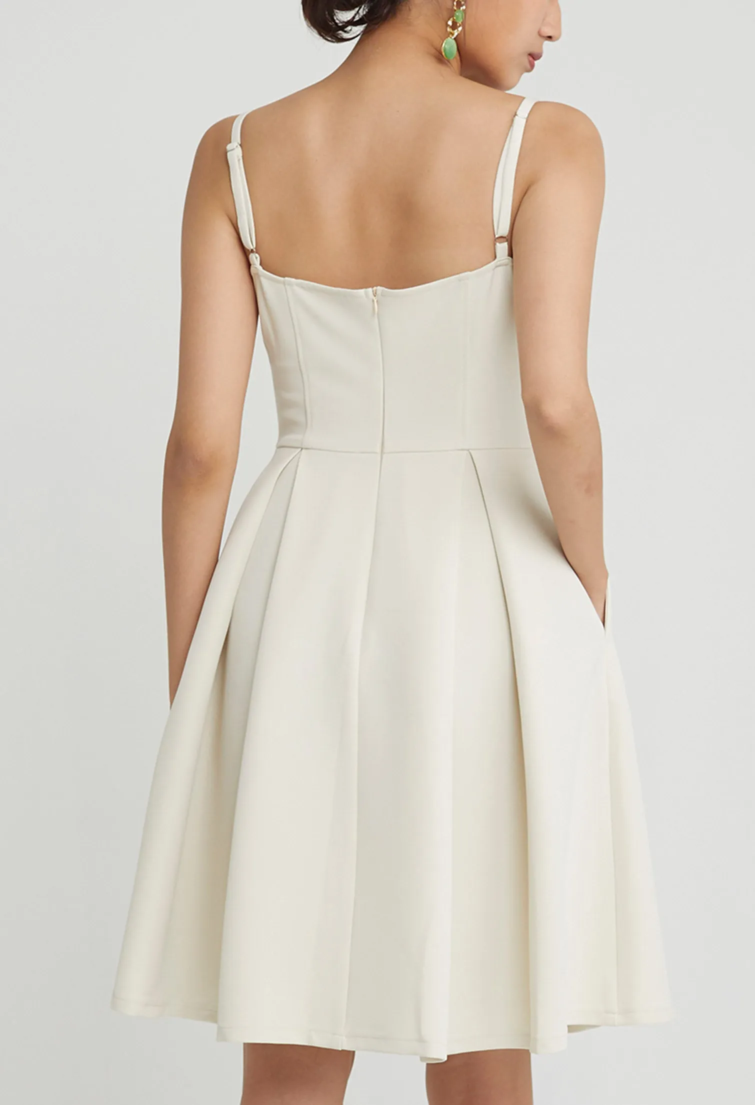 Grace Pleated Midi Dress
