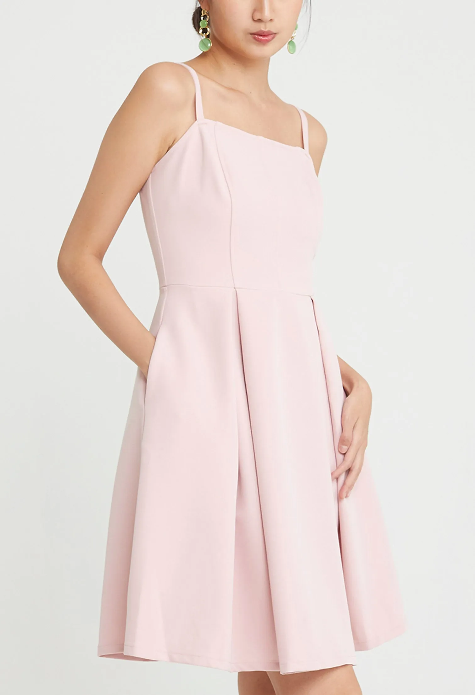 Grace Pleated Midi Dress