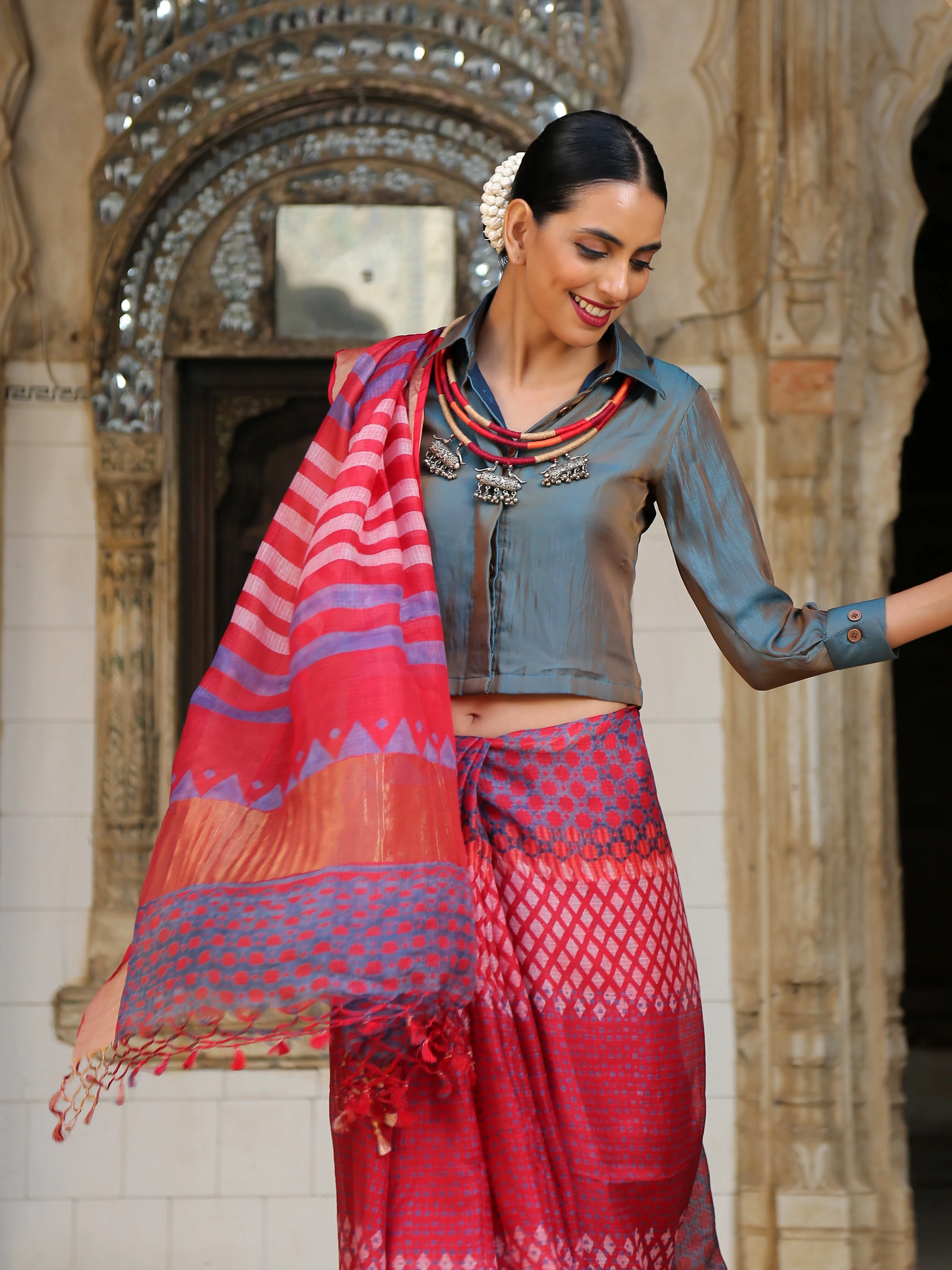 Grandeur Silky Shirt Blouse
