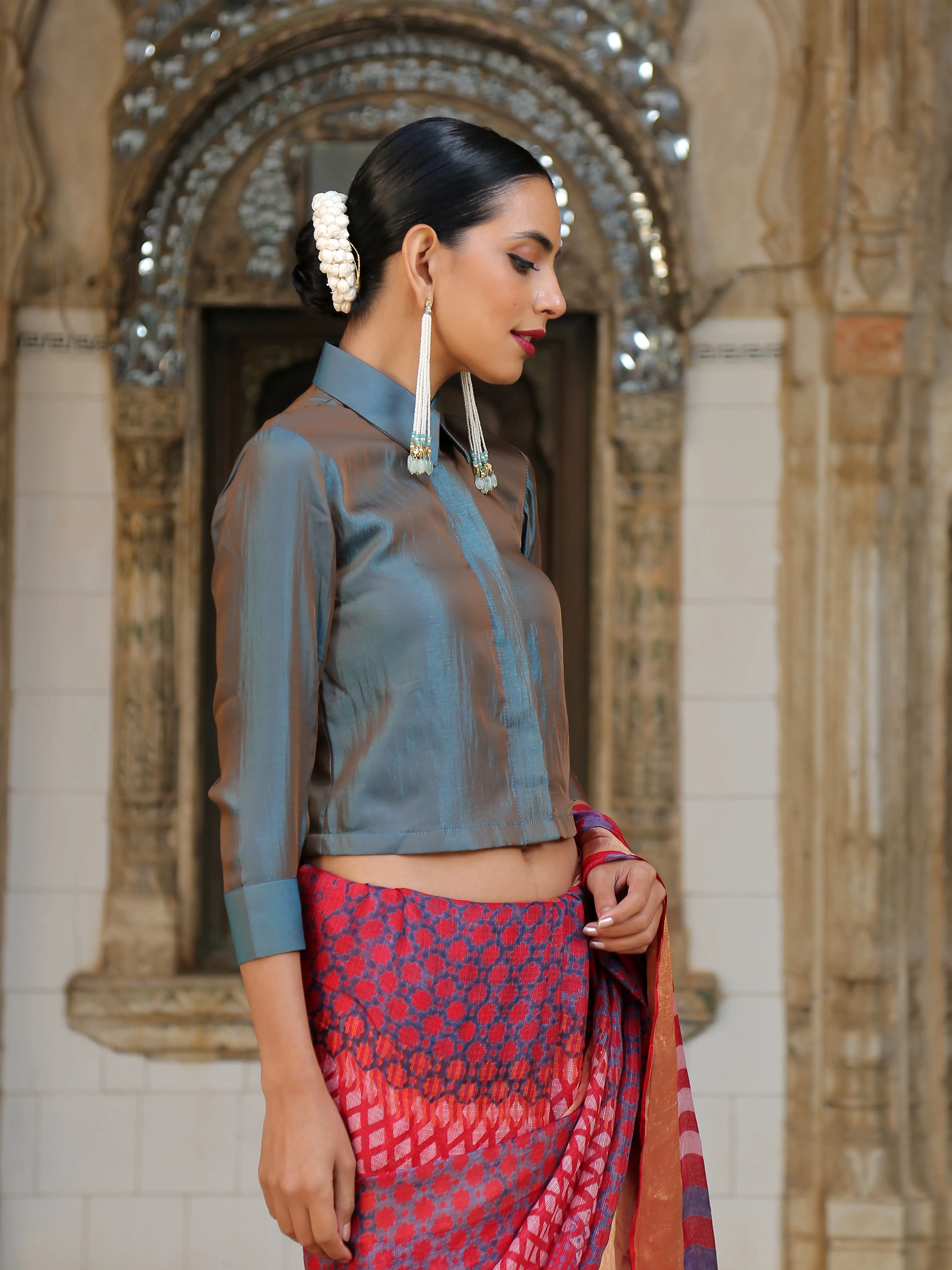 Grandeur Silky Shirt Blouse