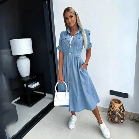 Greta® | Trendy denim dress