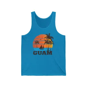 Guam beach Unisex Jersey Tank
