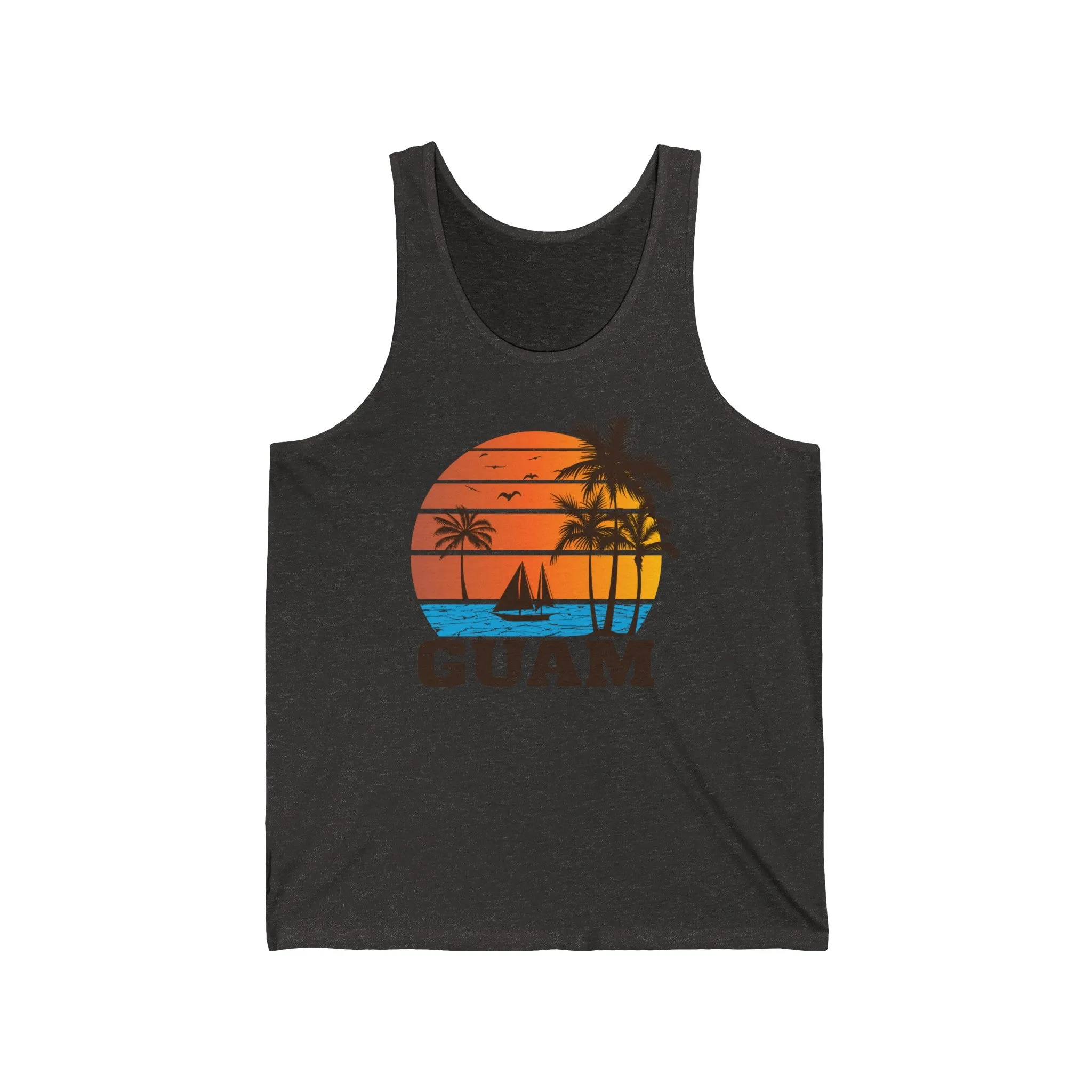Guam beach Unisex Jersey Tank