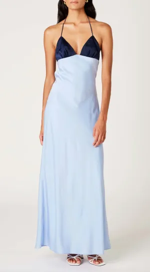 Halter Tie Back Maxi Dress