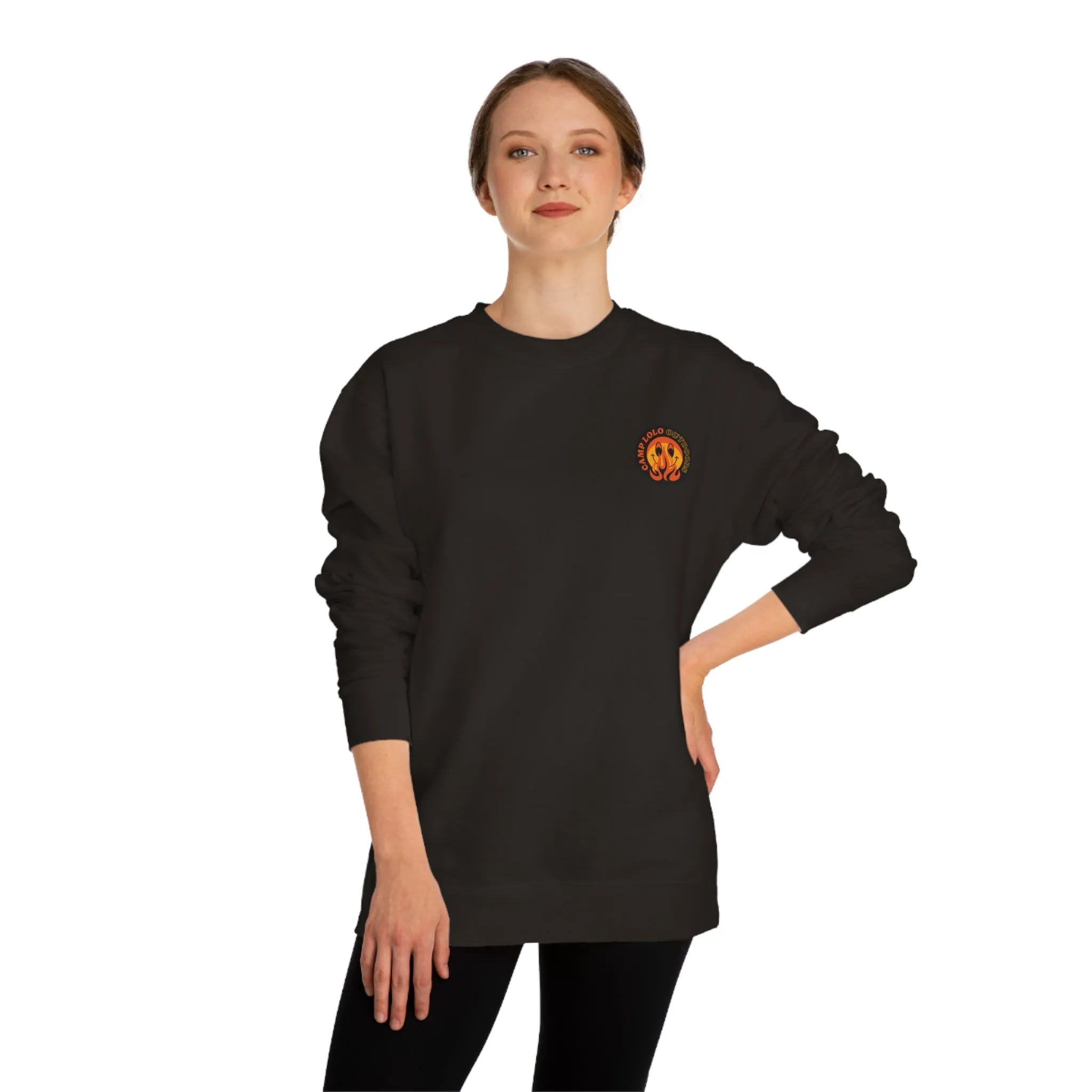 Happy Camper Crew Neck Sweatshirt