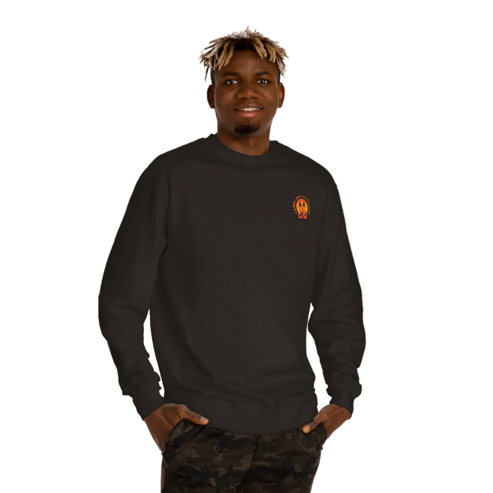 Happy Camper Crew Neck Sweatshirt