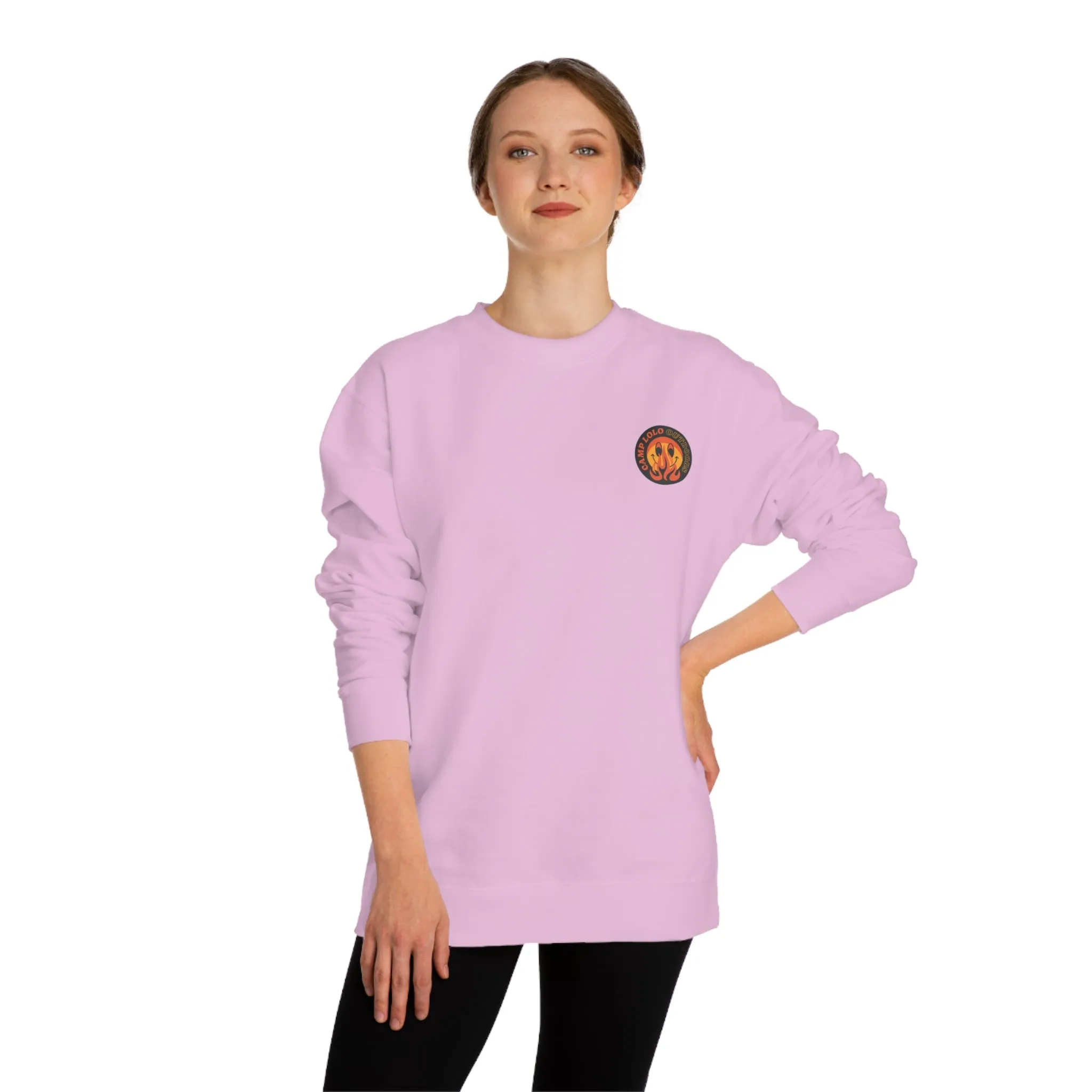 Happy Camper Crew Neck Sweatshirt
